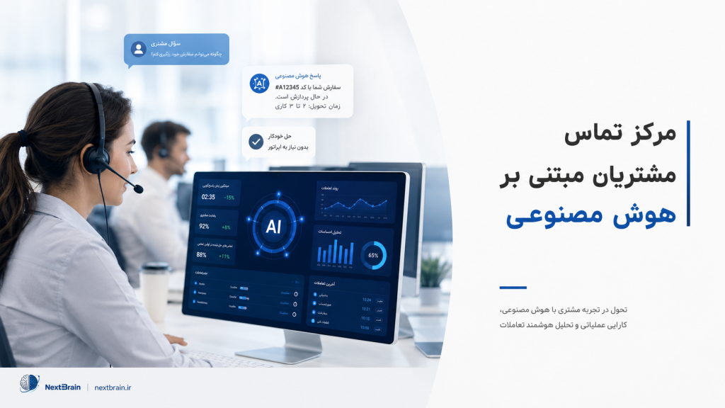 مرکز تماس مشتریان مبتنی بر هوش مصنوعی