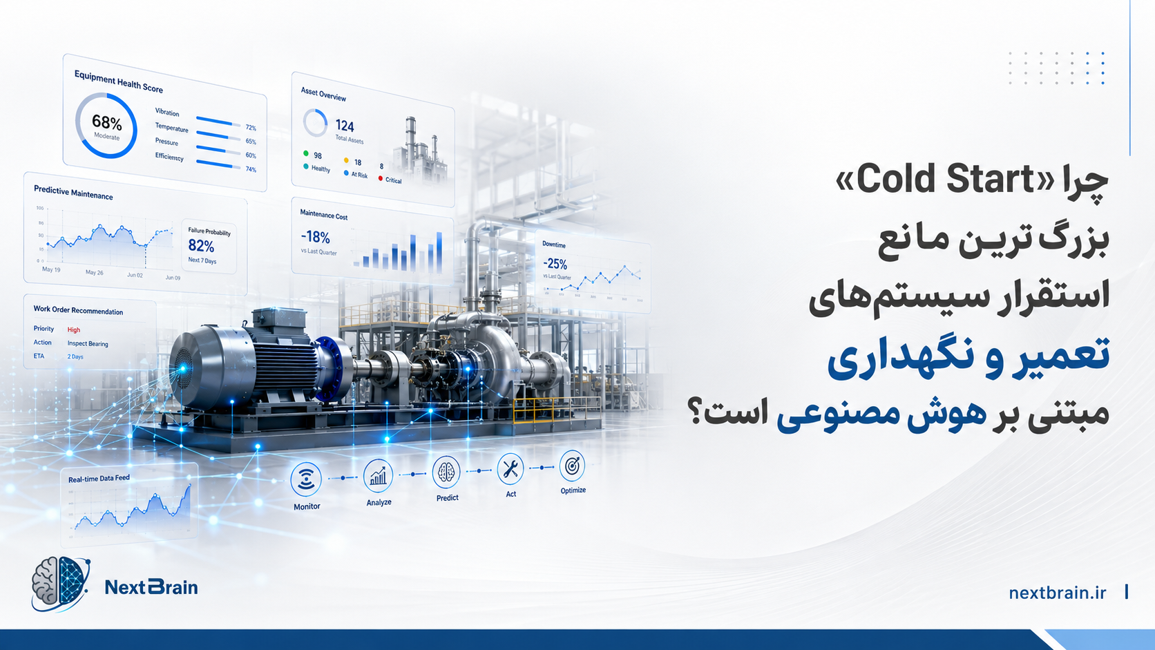 چرا «Cold Start» بزرگ‌ترین مانع استقرار سیستم‌های تعمیر و نگهداری مبتنی بر هوش مصنوعی است؟