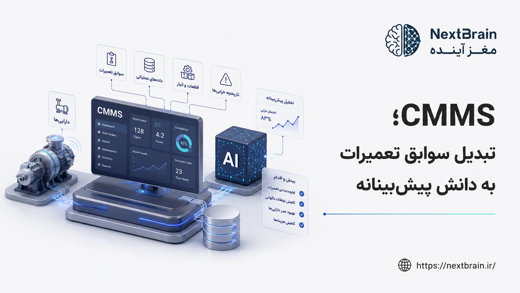CMMS؛ تبدیل سوابق تعمیرات به دانش پیش‌بینانه